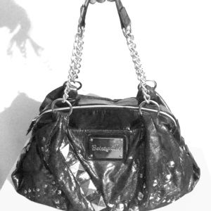 Betseyville metallic studded handbag